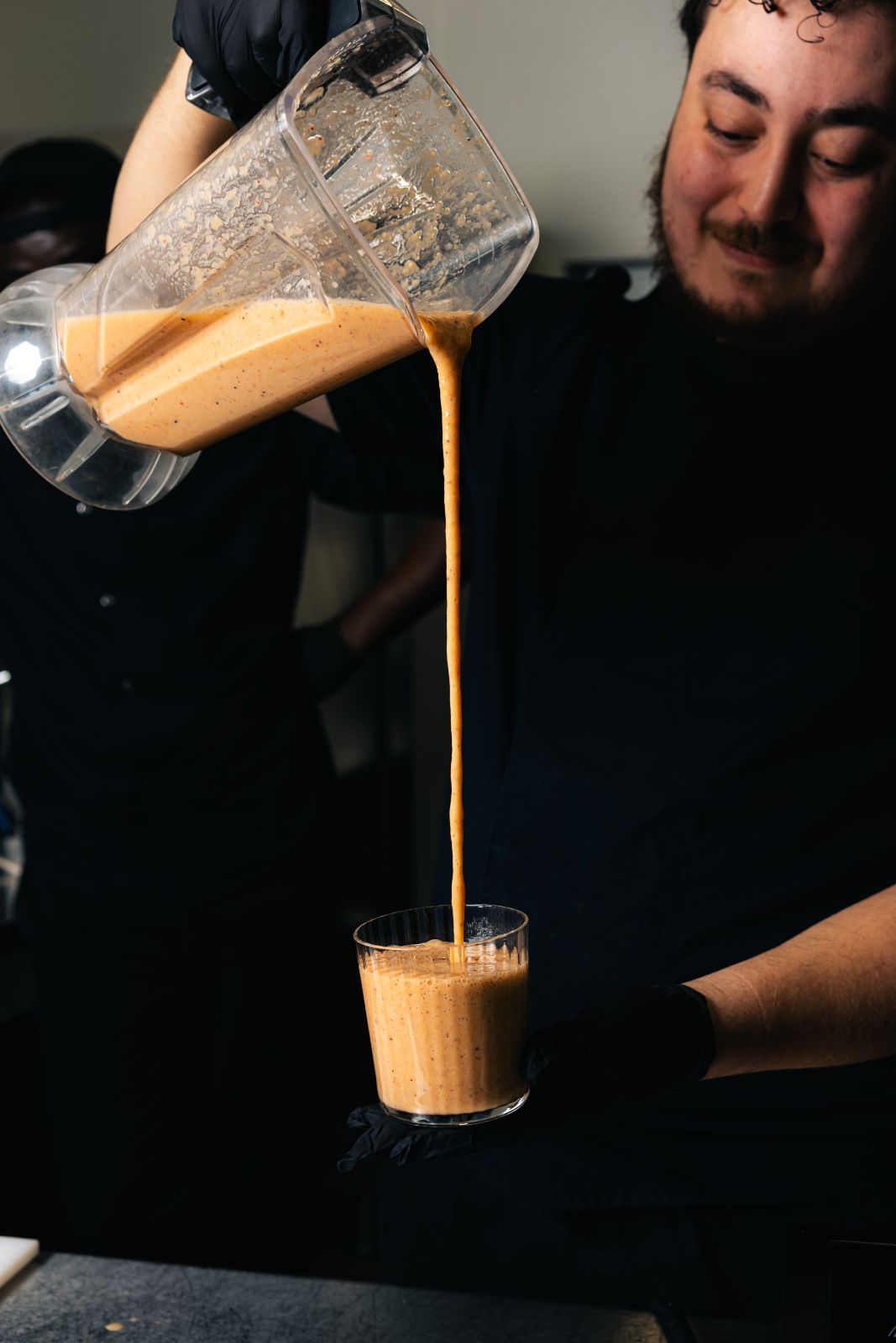 Smoothie fraîchement mixé